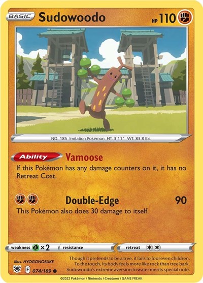 SWSH10: Sudowoodo (Reverse Holofoil)