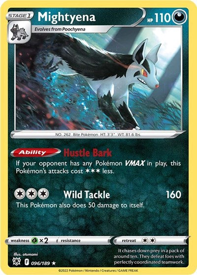 SWSH10: Mightyena (Reverse Holofoil)