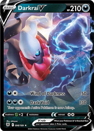 SWSH10: Darkrai V (Holofoil)