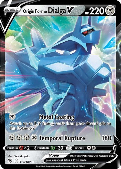 SWSH10: Origin Forme Dialga V (Holofoil)