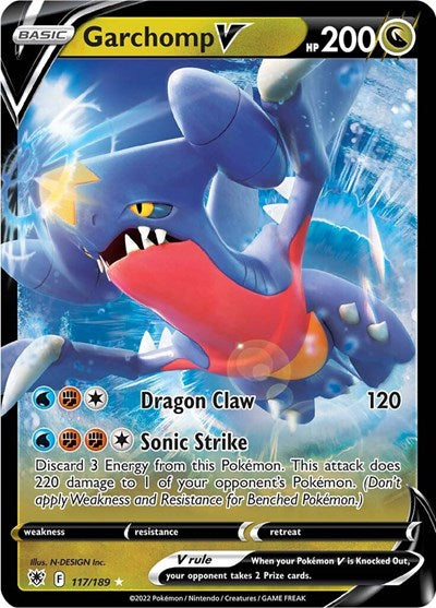 SWSH10: Garchomp V (Holofoil)