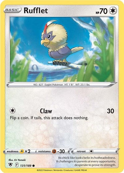 SWSH10: Rufflet (Reverse Holofoil)