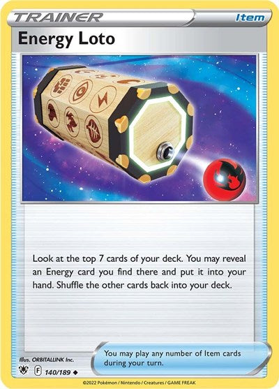 SWSH10: Energy Loto (Reverse Holofoil)