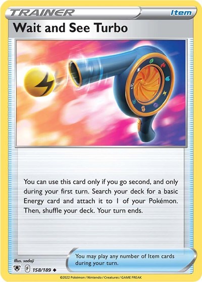 SWSH10: Wait and See Turbo (Reverse Holofoil)