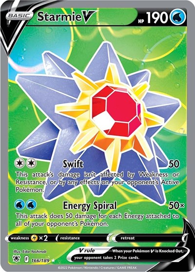 SWSH10: Starmie V (Full Art) (Holofoil)