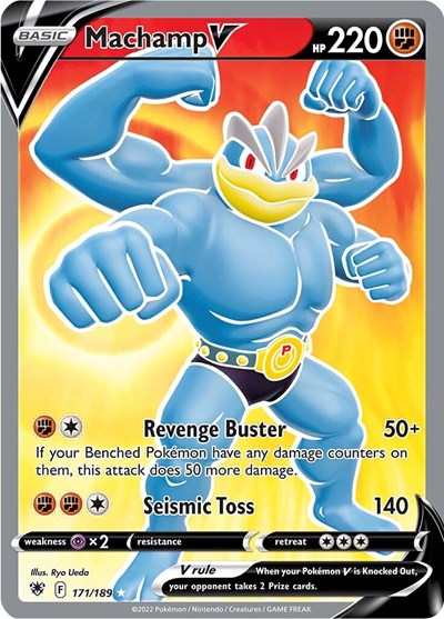 SWSH10: Machamp V (Full Art) (Holofoil)