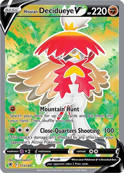 SWSH10: Hisuian Decidueye V (Full Art) (Holofoil)