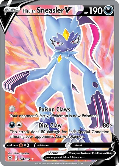SWSH10: Hisuian Sneasler V (Full Art) (Holofoil)