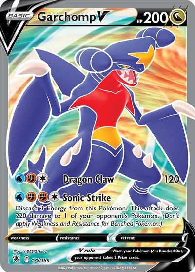 SWSH10: Garchomp V (Full Art) (Holofoil)