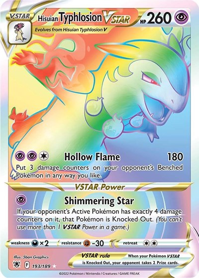 SWSH10: Hisuian Typhlosion VSTAR (Secret) (Holofoil)