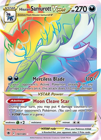 SWSH10: Hisuian Samurott VSTAR (Secret) (Holofoil)