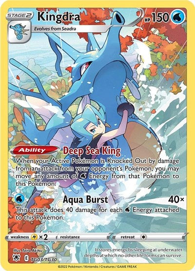 SWSH10:TG: Kingdra (Holofoil)
