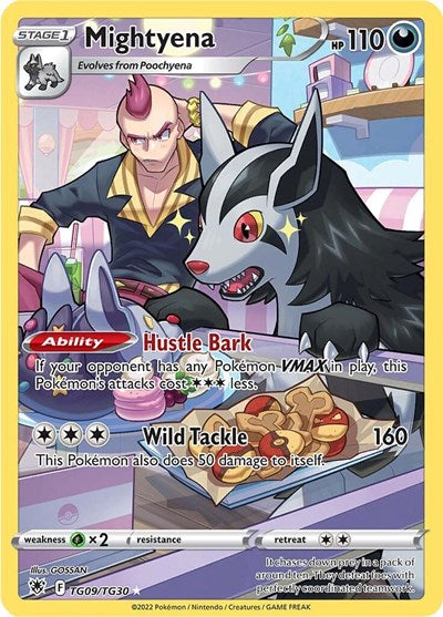 SWSH10:TG: Mightyena (Holofoil)