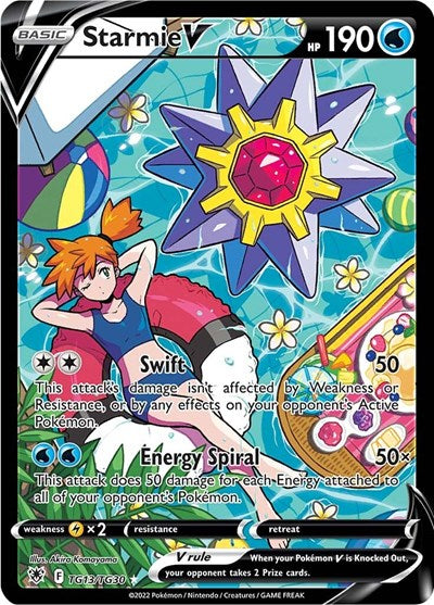 SWSH10:TG: Starmie V (Holofoil)