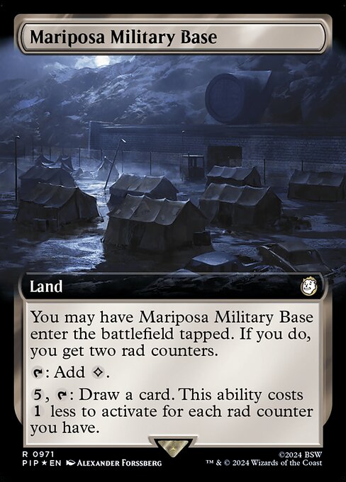 PIP: Mariposa Military Base (Extended Art) (Surge Foil)