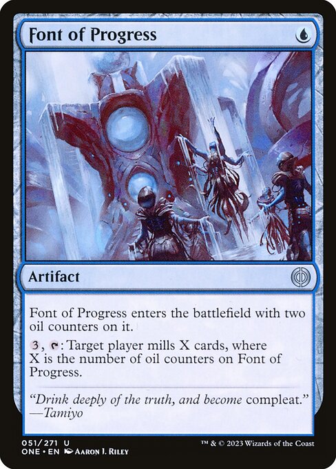 ONE: Font of Progress