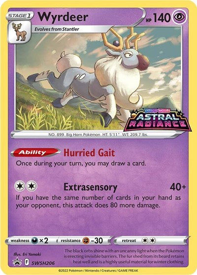 SWSD: Wyrdeer - SWSH206 (Holofoil)