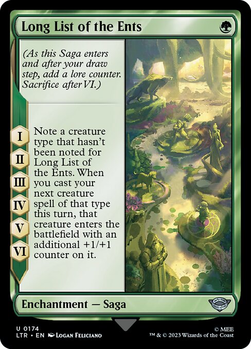LTR: Long List of the Ents (Foil)