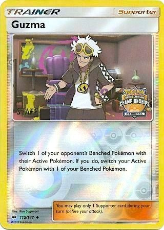 PR: Guzma - 115/147 (Regional Championships) [Staff] (Reverse Holofoil)