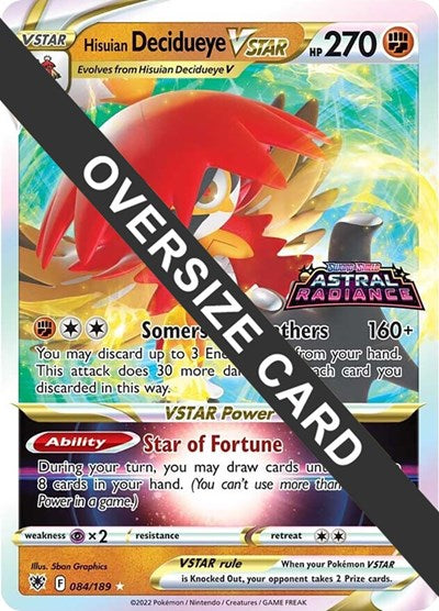 PR: Hisuian Decidueye VSTAR - 084/189 (Holofoil)