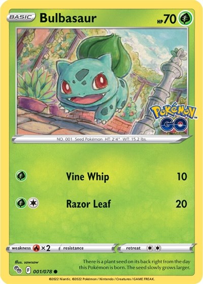 PGO: Bulbasaur (Reverse Holofoil)