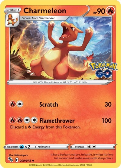 PGO: Charmeleon (Reverse Holofoil)