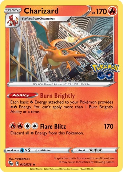 PGO: Charizard (Reverse Holofoil)