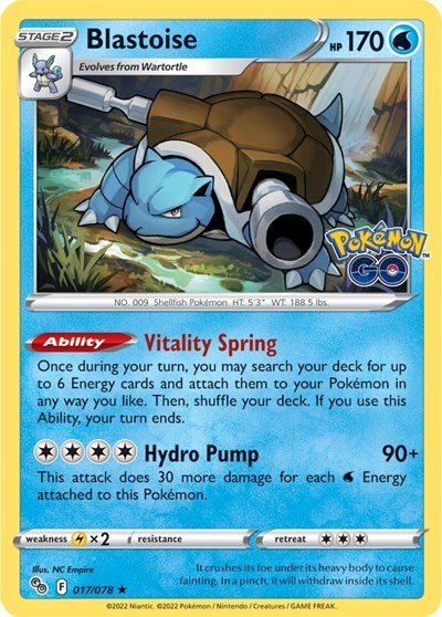 PGO: Blastoise (Holofoil)
