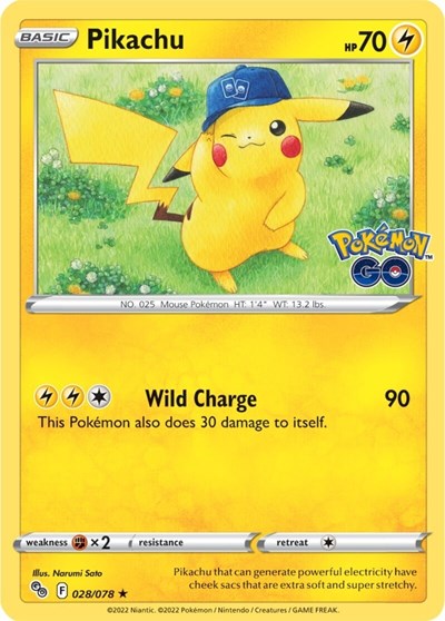 PGO: Pikachu (28) (Holofoil)