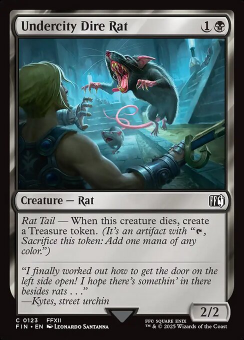 FIN: Undercity Dire Rat (Foil)
