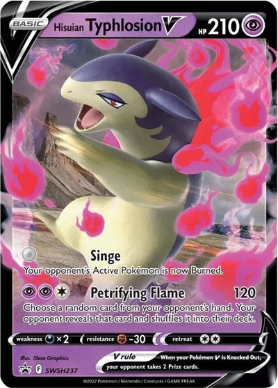 SWSD: Hisuian Typhlosion V - SWSH237 (Holofoil)