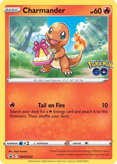 SWSD: Charmander - SWSH232 (Holofoil)