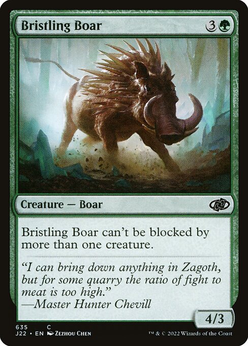 J22: Bristling Boar