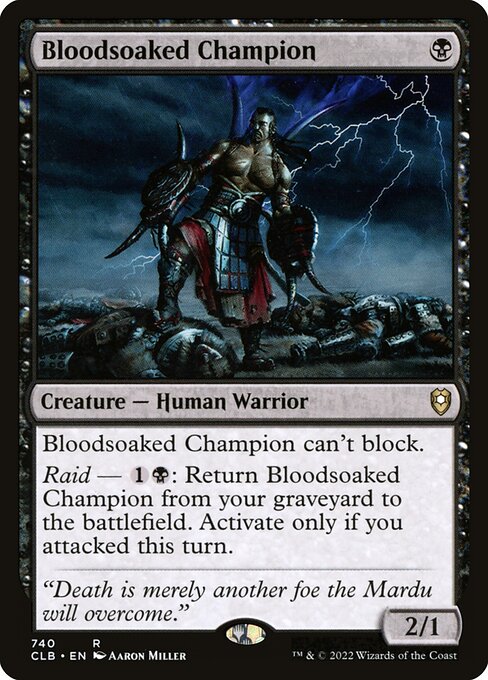 CLB: Bloodsoaked Champion