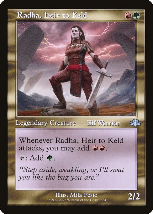 DMR: Radha, Heir to Keld (Retro Frame)