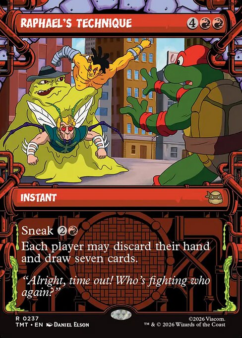 TMT: Raphael's Technique (Showcase) (Foil)