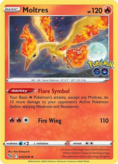PGO: Moltres (Reverse Holofoil)