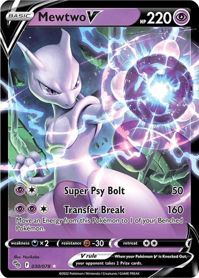 PGO: Mewtwo V (Holofoil)