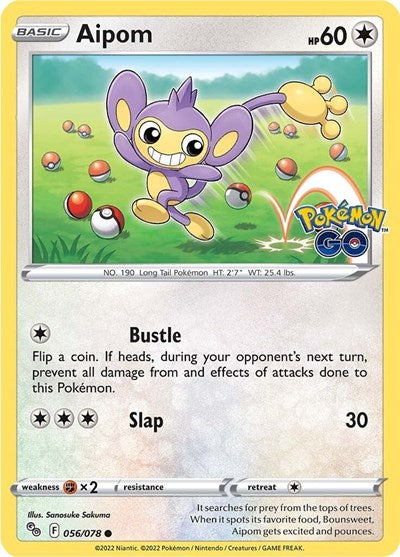 PGO: Aipom (Reverse Holofoil)