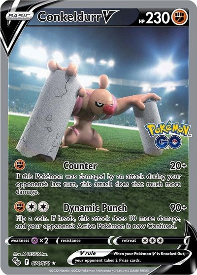 PGO: Conkeldurr V (Alternate Full Art) (Holofoil)