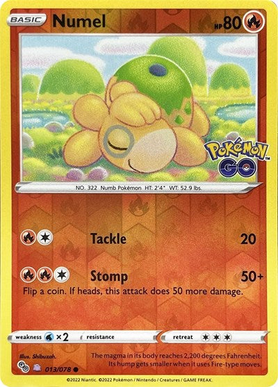 PGO: Numel (Peelable Ditto) (Reverse Holofoil)