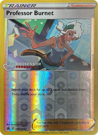PPP: Professor Burnet - SWSH167 (2021) (Reverse Holofoil)