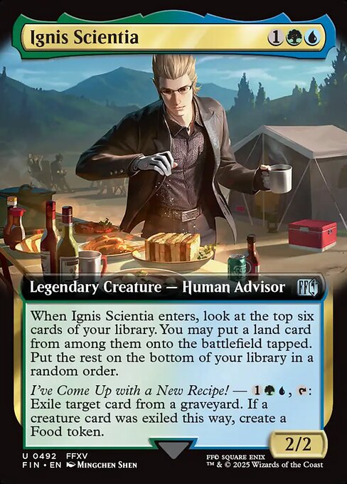 FIN: Ignis Scientia (Extended Art) (Foil)