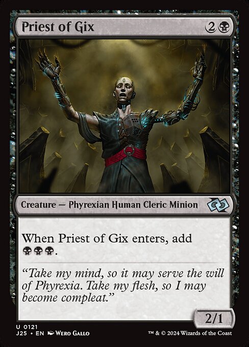 J25: Priest of Gix (Foil)