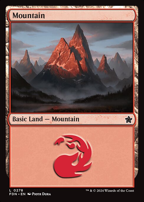FDN: Mountain (0278) (Foil)
