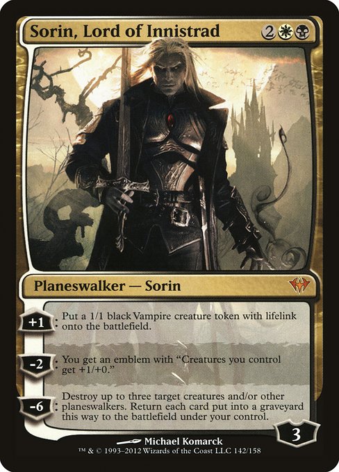 DKA: Sorin, Lord of Innistrad