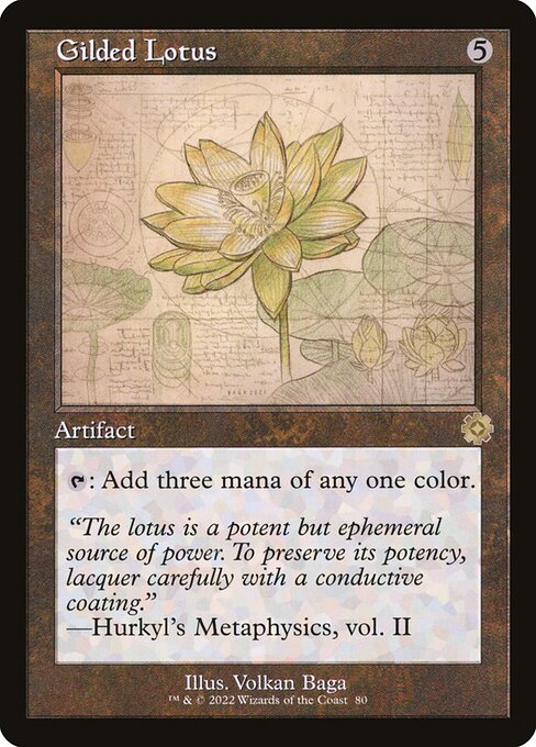 BRR: Gilded Lotus (Schematic) (Foil)