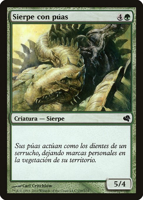 PS11: Spined Wurm (Spanish) - "Sierpe con puas"
