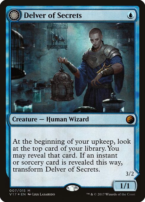 V17: Delver of Secrets (Foil)