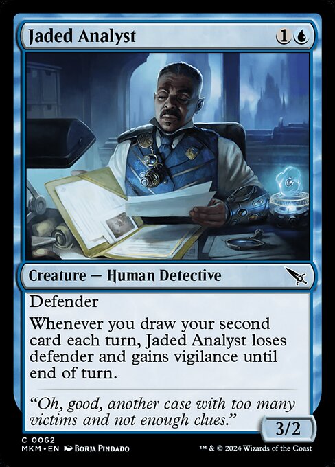MKM: Jaded Analyst (Foil)